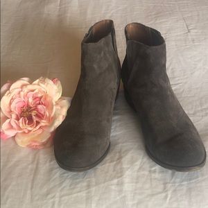 Women’s Lucky Brand Ankle Suede Boots